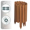 Woodygift Beeteinfassung Holz Rollzaun Gartenzaun Produktbild-Vorschau 7