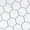 Keramik Mosaikfliesen Zyrus Carrara Hexagon 51 Produktbild-Vorschau 2