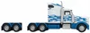 Modellauto-Regal für 80 Autos 1:64 – Wandregal & Setzkasten für Spielzeugautos, US-Truck-Motiv, Weiß, Birken-Sperrholz – mit Modellautos im Maßstab 1:64 Produktbild-Vorschau