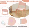 Ensemble de coiffeuse pour enfants avec miroir LED, Voir les images du produit 5