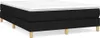 vidaXL Boxspringbettgestell Schwarz 140x200 cm Stoff Produktbild-Vorschau 1