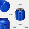 Garronda 150L Plastikfass BPA-freies Fass mit Hahn Produktbild-Vorschau 3