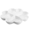 Servierplatte Herz 24 cm Weiß – 4-geteilt, Porzellan Dip Produktbild-Vorschau 2