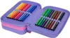 An open pencil case filled with colorful markers. Náhled obrázku produktu
