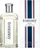 A bottle of Tommy Hilfiger Tommy EDT perfume and its packaging are displayed side-by-side against a white background. Anteprima dell’immagine prodotto
