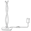 Eglo LED Lampe de table Lasana 3 noir 11,5W 1200lm blanc Voir les images du produit 4