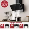 Hotte aspirante sans cadre LEVIVO A+++ 60 cm en mode Voir les images du produit 2