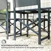 Outsunny Sitzgruppe 5-teilig Essgruppe Stahl für 4 Personen Produktbild-Vorschau 6