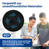 A couple is cooking in a kitchen, with a close-up of a carbon filter shown on the left. Produktbild-Vorschau