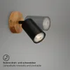 Deckenspot 1-flammig H 8,5 cm schwarz Produktbild-Vorschau 4