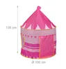 Tente de jeu Relaxdays Princesse, pour enfants, château de Voir les images du produit 4