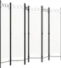 vidaXL 6-dielna priečka do izby biela 240x180 cm Náhľad obrázku produktu 1
