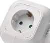 Steckdosenwürfel 1,9 m / 4 Steckdosen / weiß / PVC / USB / 1,5 mm2 Produktbild-Vorschau