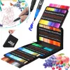 Dual Brush Pen Set, Filzstifte 120 Farben Pinselstifte Produktbild-Vorschau 1