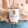 Mr. & Mrs. Panda Thermobecher Bär Honig - Weiß - Geschenk, Produktbild-Vorschau 4