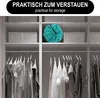 com-four® 2x Wäschesack für Reisen - faltbarer Wäschebeutel Produktbild-Vorschau 4