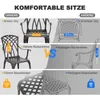 Avestar 3-teiliges Bistroset aus Aluminiumguss, Gartenmöbel Produktbild-Vorschau 8