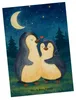 Mr. & Mrs. Panda Grußkarte Pinguine Einschlafen Design - Produktbild-Vorschau 1