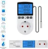 Temperaturregler Steckdose 230V mit Fühler Digital Produktbild-Vorschau 2