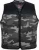 Biker Weste Textil Grau Camo Tarn Motorradweste Textilkutte Produktbild-Vorschau 1