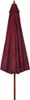 vidaXL Parasol avec mât en bois 330 cm rouge bourgogne Voir les images du produit 2