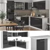 Eckküche Vicco R-Line Anthrazit Hochglanz/Weiß 247 x 237 cm Produktbild-Vorschau 4