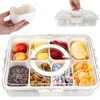 Snackbox mit 8 Fächern und Deckel – Transparente Produktbild-Vorschau 5