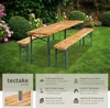 Ensemble table et bancs LUDWIG 3 pièces pliable avec Voir les images du produit 2