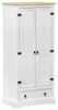 Armadio vidaXL bianco 76 x 50 x 170 cm in legno massello di Anteprima dell’immagine prodotto 1