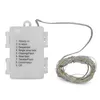 A battery pack with a list of functions and a coiled string of LED lights. Produktbild-Vorschau