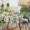 REDBEST Mitteldecke grün-grau 80x80 cm Produktbild-Vorschau 2