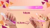 14 cm obojstranný sklenený pilník na manikúru Náhľad obrázku produktu 3