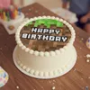 Minecraft 20 cm oblátky na tortu - vegánske, bezlepkové, Náhľad obrázku produktu 4
