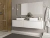 Badezimmer Wandschrank unter Waschbecken - Weiß - Breite Produktbild-Vorschau 2