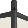 vidaXL Pavilion bianco 4x4 m 180 g/m² tessuto e acciaio Anteprima dell’immagine prodotto 14