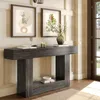 Wanbor console tafel, 160 cm lang. Twee-laags console tafel Productafbeelding-voorbeeld 5