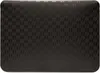 A close-up, top-down view of a black sleeve with a houndstooth pattern. Produktbild-Vorschau