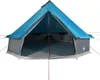 vidaXL Tipi-Familienzelt 6 Personen Blau Wasserdicht Produktbild-Vorschau 3