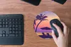 MuchoWow® Mauspad Mousepad Strandkorb - Sonnenschirm - Produktbild-Vorschau 4