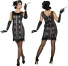Charleston Damen Great Gatsby Schwarz-Gold 46 Produktbild-Vorschau 7