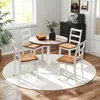 Set di 4 sedie da pranzo COSTWAY, sedie da cucina in legno, Anteprima dell’immagine prodotto 2