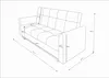 FURMEB24 LENTO Schlafsofa mit Schlaffunktion, Produktbild-Vorschau 5