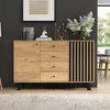 Sweiko 120x38x75cm Wohnzimmer Sideboard,Hohldesign Schrank Produktbild-Vorschau 2