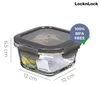 Caja "Boroseal" de 0,3 litros, cuadrada, con dimensiones de Vista previa de la imagen del producto 2