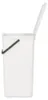Brabantia SORT & GO RECYCLE BIN, 40 l, Rechteckig, Weiß, Produktbild-Vorschau 3