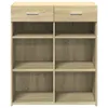 The Living Store Sideboard Sonoma-Eiche 80x42,5x93 cm Produktbild-Vorschau 5