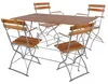 Biergarten Tisch Gartentisch Klapptisch 120 x 70 cm Akazie Produktbild-Vorschau 2