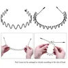 Uni Metall Haarband, Schwarz Spring Wave Haarband, Produktbild-Vorschau 7