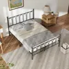 STILVORA Metallbett 140 x 200 cm Bettgestell Jugendbett mit Produktbild-Vorschau 2