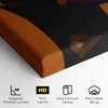 ARTHUB® Leinwandbild 40x80 cm, African Woman On Orange | Produktbild-Vorschau 3